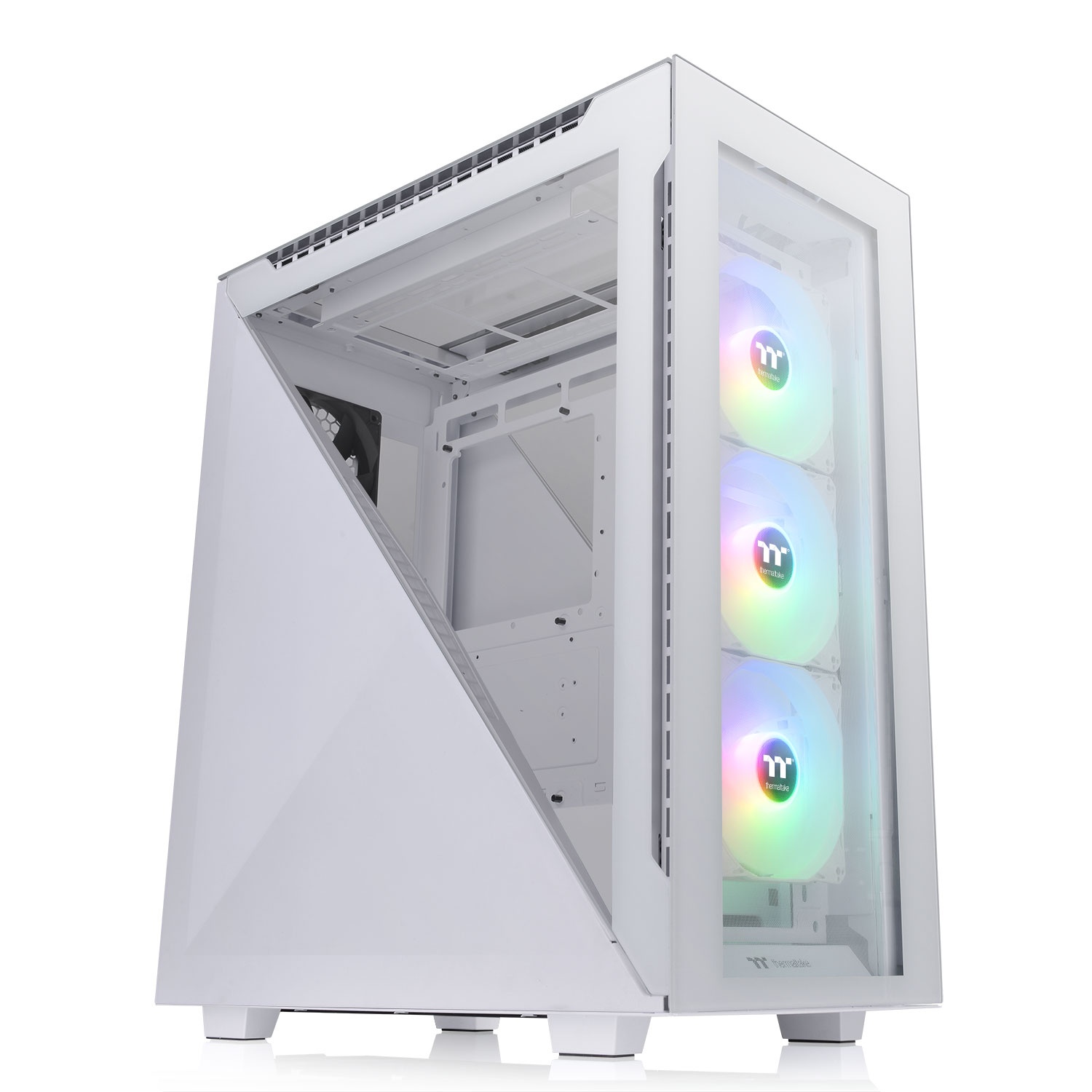 THERMALTAKE Thermaltake Divider 500 TG ARGB, Tempered Glass - Bianco - CASE | TecnoCARE.net Sabaudia, Latina, Terracina, San Felice Circeo e Pontinia