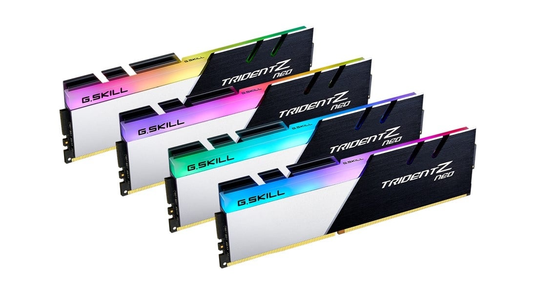 G.SKILL Modulo di memoria G.Skill Trident Z Neo F4-3600C16Q-32GTZNC 32 GB 4 x 8 GB DDR4 - COMPONENTI | TecnoCARE.net Sabaudia, Latina, Terracina, San Felice Circeo e Pontinia