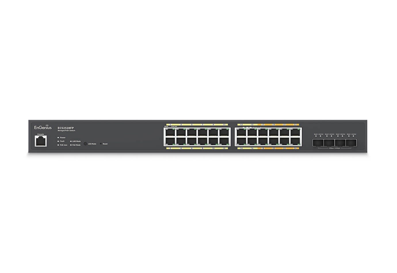 ENGENIUS EnGenius ECS2528FP Switch gestito 8x2.5Gb, 16x1Gb, PoE+ 240W, 4x SFP+, EnGenius Cloud - RETI | TecnoCARE.net Sabaudia, Latina, Terracina, San Felice Circeo e Pontinia