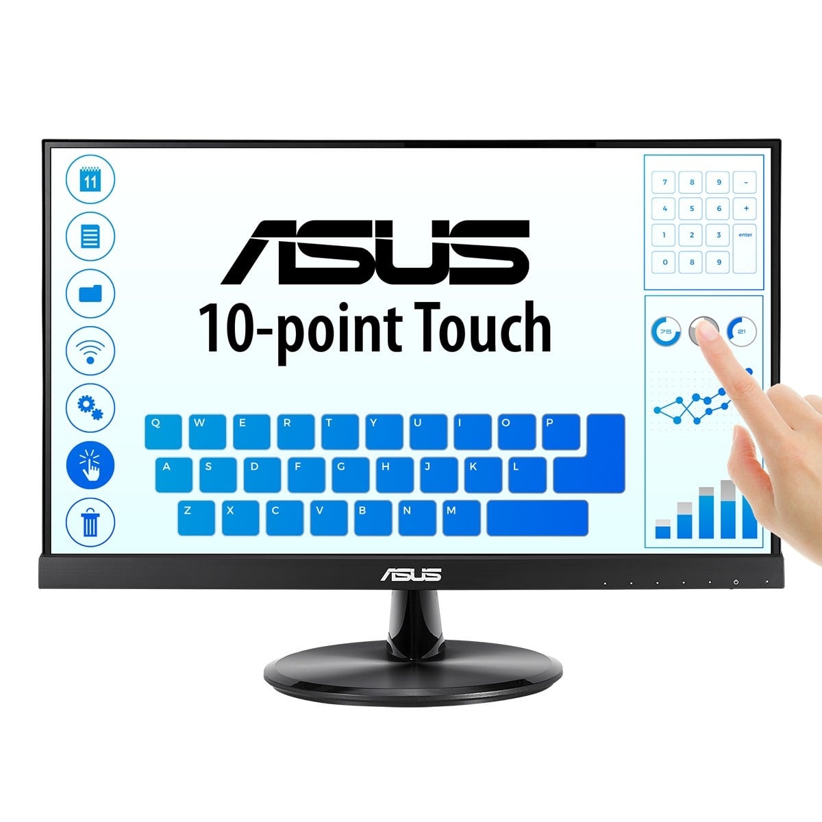 ASUS ASUS VT229H Monitor PC 54,6 cm (21.5") 1920 x 1080 Pixel Full HD LED Touch screen Nero - MONITOR E ACCESSORI | TecnoCARE.net Sabaudia, Latina, Terracina, San Felice Circeo e Pontinia