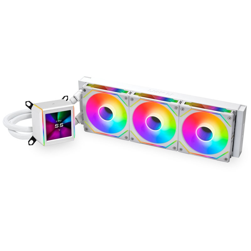 LIAN LI Lian Li GALAHAD II LCD 360 SL-INF, AIO Water Cooler, ARGB - Bianco - CPU DISSIPATORI | TecnoCARE.net Sabaudia, Latina, Terracina, San Felice Circeo e Pontinia
