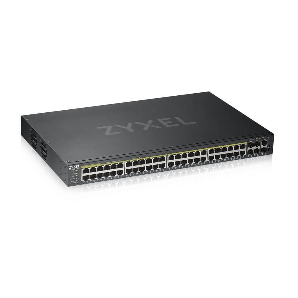 ZYXEL Zyxel GS1920-48HPV2 Gestito Gigabit Ethernet (10/100/1000) Supporto Power over Ethernet (PoE) Nero - RETI | TecnoCARE.net Sabaudia, Latina, Terracina, San Felice Circeo e Pontinia