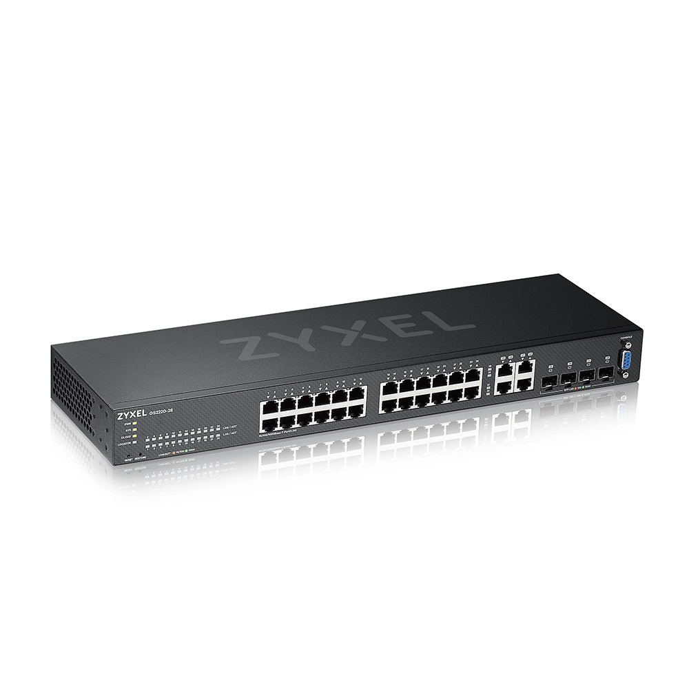 ZYXEL Zyxel GS2220-28-EU0101F switch di rete Gestito L2 Gigabit Ethernet (10/100/1000) Nero - RETI | TecnoCARE.net Sabaudia, Latina, Terracina, San Felice Circeo e Pontinia