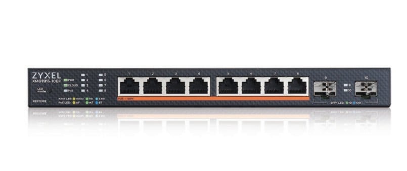 ZYXEL Zyxel XMG1915-10EP Gestito L2 2.5G Ethernet (100/1000/2500) Supporto Power over Ethernet (PoE) - RETI | TecnoCARE.net Sabaudia, Latina, Terracina, San Felice Circeo e Pontinia