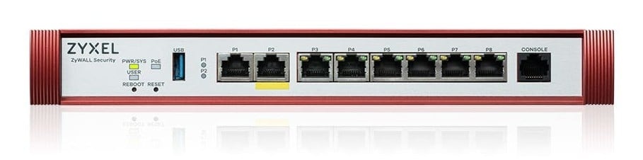 ZYXEL Zyxel USGFLEX100HP-EU0102F USG Flex 100HP Firewall ad alta capacità con supporto VPN - RETI | TecnoCARE.net Sabaudia, Latina, Terracina, San Felice Circeo e Pontinia