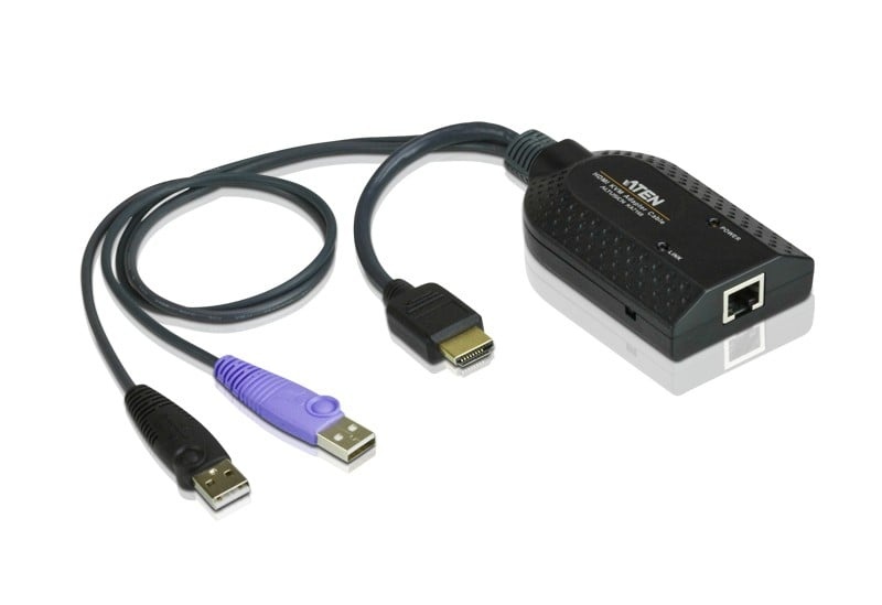 ATEN KA7168 - USB - HDMI - Nero - Plastica - 104 g - 1 x RJ-45 - 2 x USB A - 1 x HDMI - CAVI PER COMPUTER E PERIFERICHE | TecnoCARE.net Sabaudia, Latina, Terracina, San Felice Circeo e Pontinia