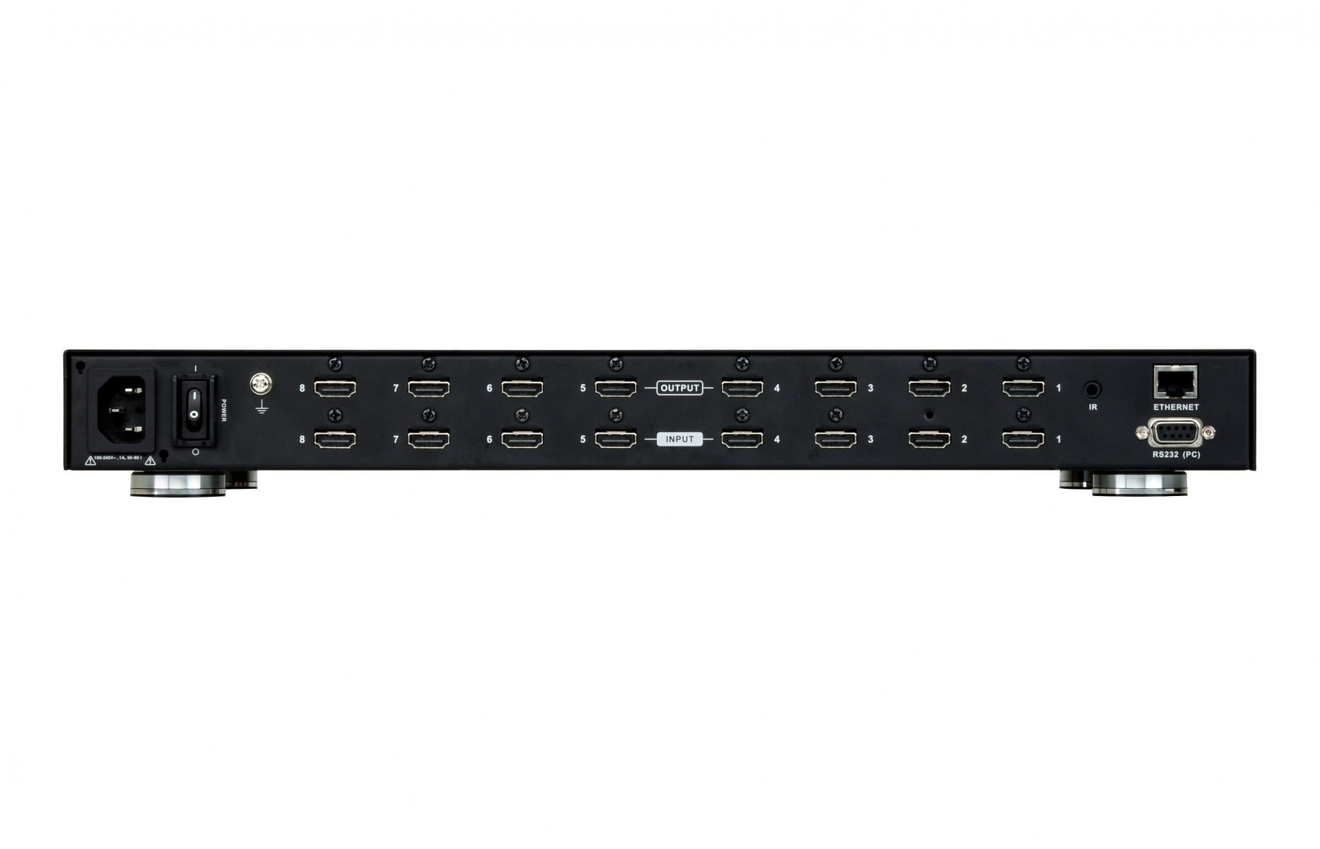 ATEN ATEN VM5808H-AT-G interruttore a matrice Commutatore a matrice scalare Display incorporato - ELABORAZIONI E DISTRIBUZIONI DEL SEGNALE | TecnoCARE.net Sabaudia, Latina, Terracina, San Felice Circeo e Pontinia