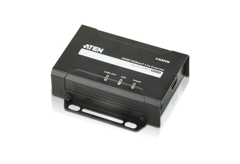 ATEN ATEN VE801R-AT-G moltiplicatore AV Ricevitore AV Nero - ELABORAZIONI E DISTRIBUZIONI DEL SEGNALE | TecnoCARE.net Sabaudia, Latina, Terracina, San Felice Circeo e Pontinia