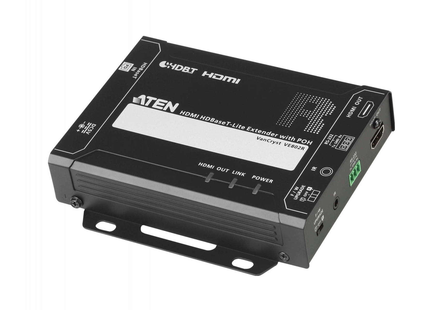 ATEN Ricevitore HDMI HDBaseT-Lite con POH (4K a 40 m) - (HDBaseT Classe B) - 4096 x 2160 Pixel - Ricevitore AV - 70 m - Cablato - Nero - HDCP - ELABORAZIONI E DISTRIBUZIONI DEL SEGNALE | TecnoCARE.net Sabaudia, Latina, Terracina, San Felice Circeo e Pontinia