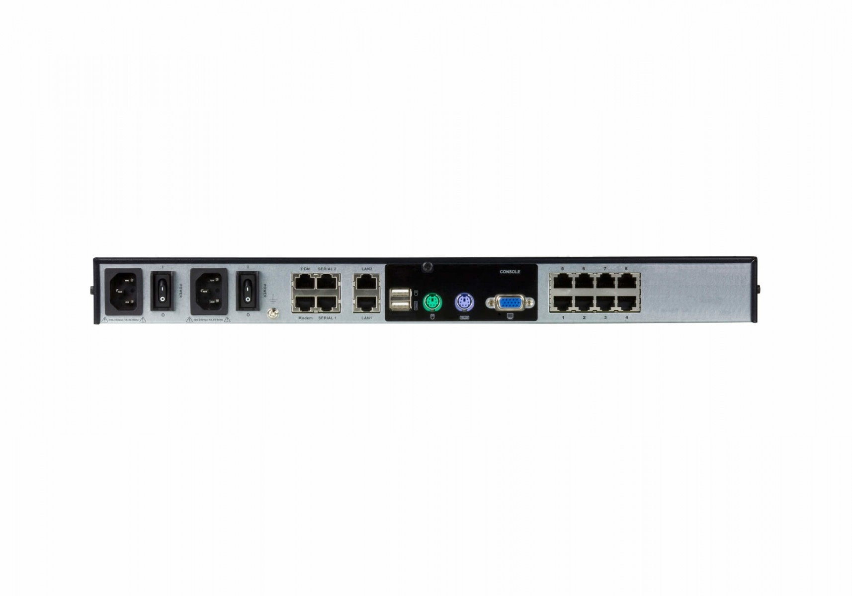 ATEN Switch KVM over IP Cat 5 a 8 porte con 1 accesso locale/1 remoti con Virtual Media (1920 x 1200) - 1920 x 1200 Pixel - Collegamento ethernet LAN - 1U - Nero - TASTIERE E CONTROLLER | TecnoCARE.net Sabaudia, Latina, Terracina, San Felice Circeo e Pontinia