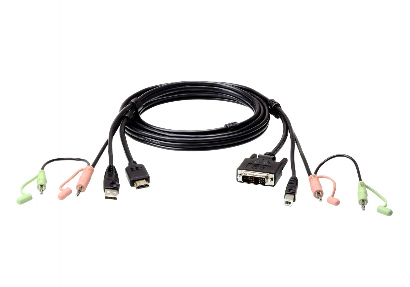 ATEN ATEN Cavo KVM USB da HDMI a DVI-D da 1,8 m con audio - 1,8 m - Nero - HDMI Type A (Standard) - DVI-D - Maschio - Maschio - CAVI PER COMPUTER E PERIFERICHE | TecnoCARE.net Sabaudia, Latina, Terracina, San Felice Circeo e Pontinia