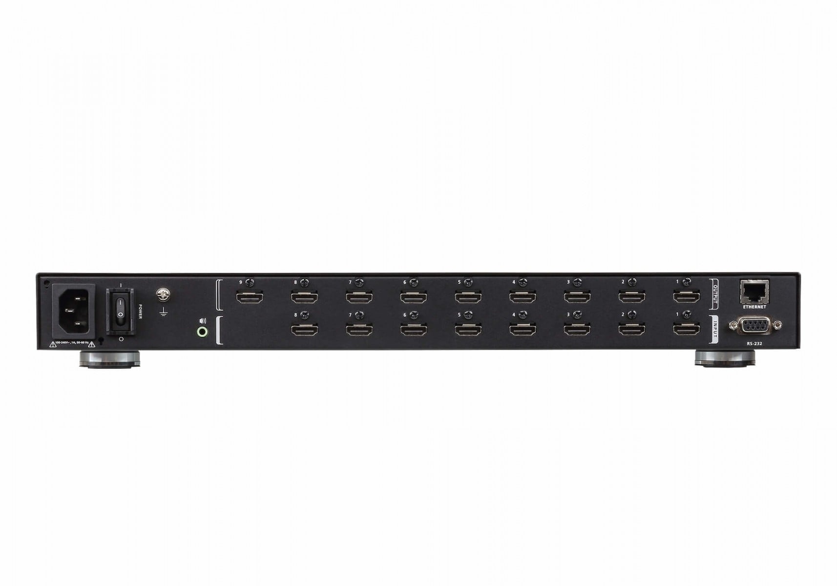ATEN ATEN VM6809H-AT-G interruttore a matrice Commutatore a matrice scalare Display incorporato 79,5 W - ELABORAZIONI E DISTRIBUZIONI DEL SEGNALE | TecnoCARE.net Sabaudia, Latina, Terracina, San Felice Circeo e Pontinia