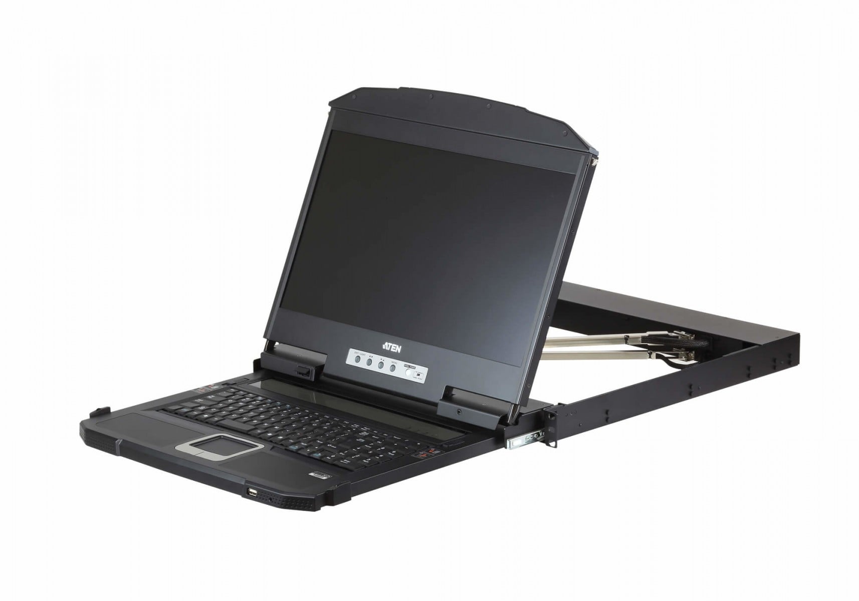 ATEN CL3800NW-ATA-AG - 1920 x 1080 Pixel - Full HD - Montaggio rack - 1U - 26,8 W - Nero - COMPONENTI | TecnoCARE.net Sabaudia, Latina, Terracina, San Felice Circeo e Pontinia