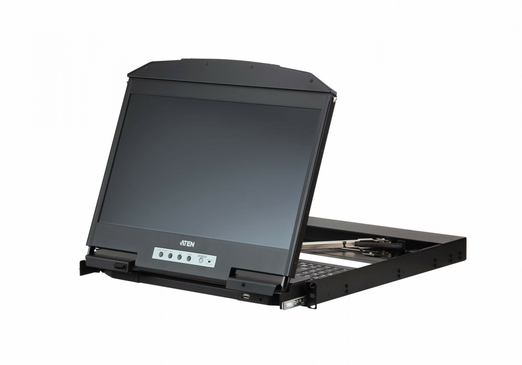 ATEN CL3800NW-ATA-AG - 1920 x 1080 Pixel - Full HD - Montaggio rack - 1U - 26,8 W - Nero - COMPONENTI | TecnoCARE.net Sabaudia, Latina, Terracina, San Felice Circeo e Pontinia