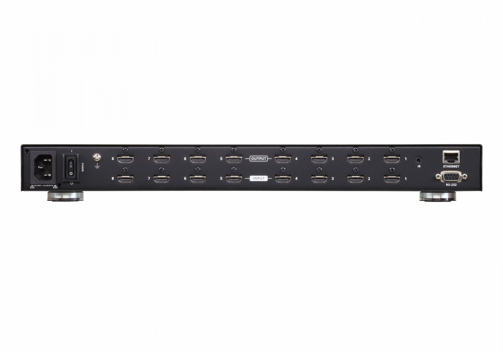 ATEN ATEN VM0808HB-AT-G interruttore a matrice Commutatore a matrice AV Display incorporato 38,1 W - ELABORAZIONI E DISTRIBUZIONI DEL SEGNALE | TecnoCARE.net Sabaudia, Latina, Terracina, San Felice Circeo e Pontinia