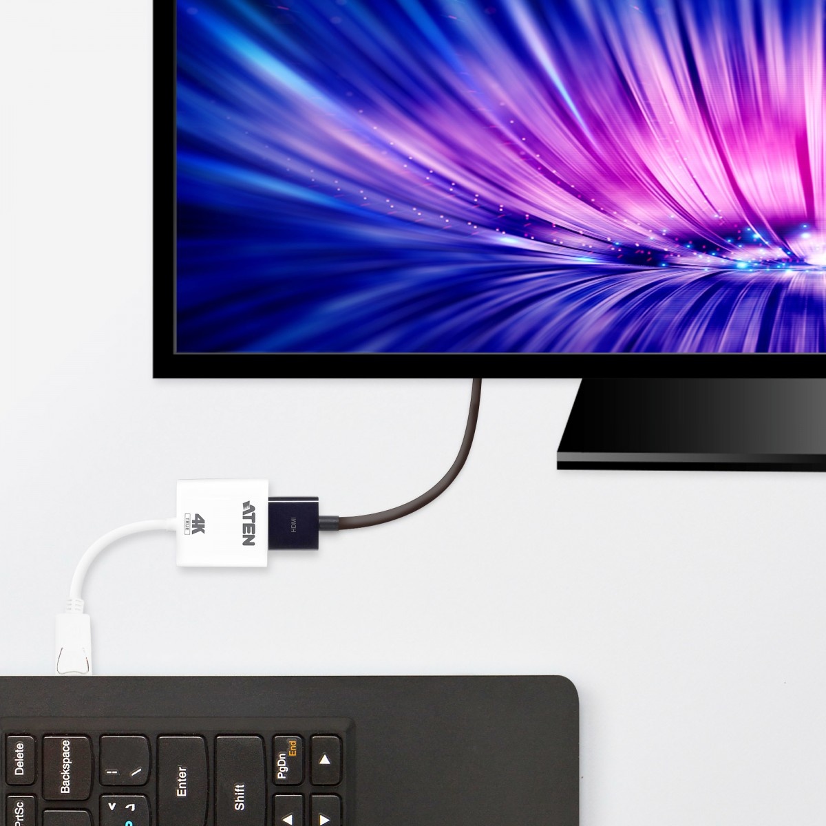 ATEN ATEN VC986B-AT cavo e adattatore video Bianco - CAVI PER COMPUTER E PERIFERICHE | TecnoCARE.net Sabaudia, Latina, Terracina, San Felice Circeo e Pontinia