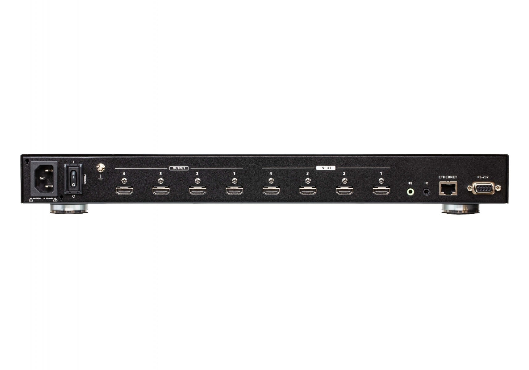 ATEN ATEN VM6404HB-AT-G interruttore a matrice Commutatore a matrice scalare Display incorporato - ELABORAZIONI E DISTRIBUZIONI DEL SEGNALE | TecnoCARE.net Sabaudia, Latina, Terracina, San Felice Circeo e Pontinia
