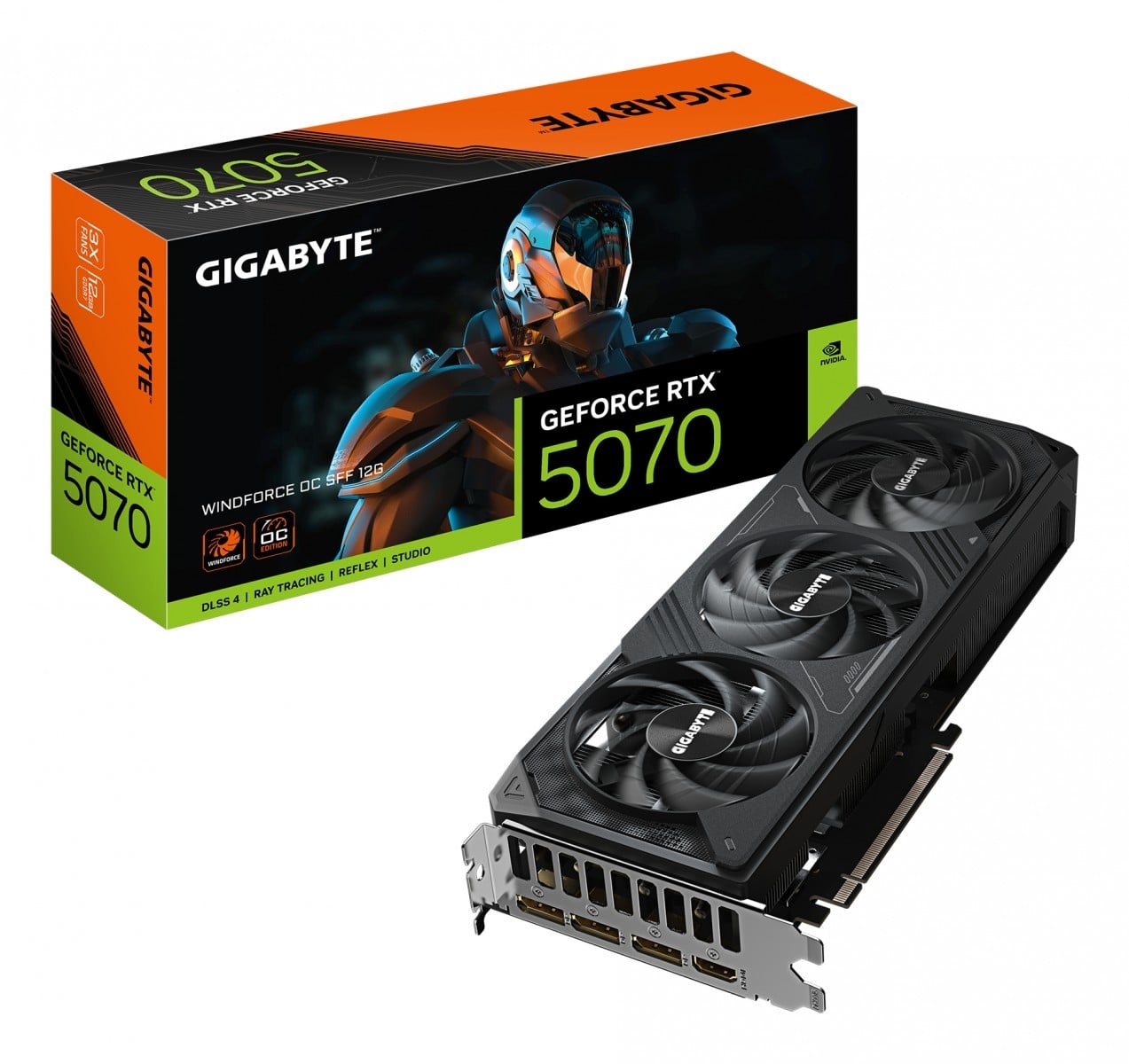 GIGABYTE Gigabyte GeForce RTX 5070 WINDFORCE OC SFF 12GB DLSS 4 - COMPONENTI | TecnoCARE.net Sabaudia, Latina, Terracina, San Felice Circeo e Pontinia