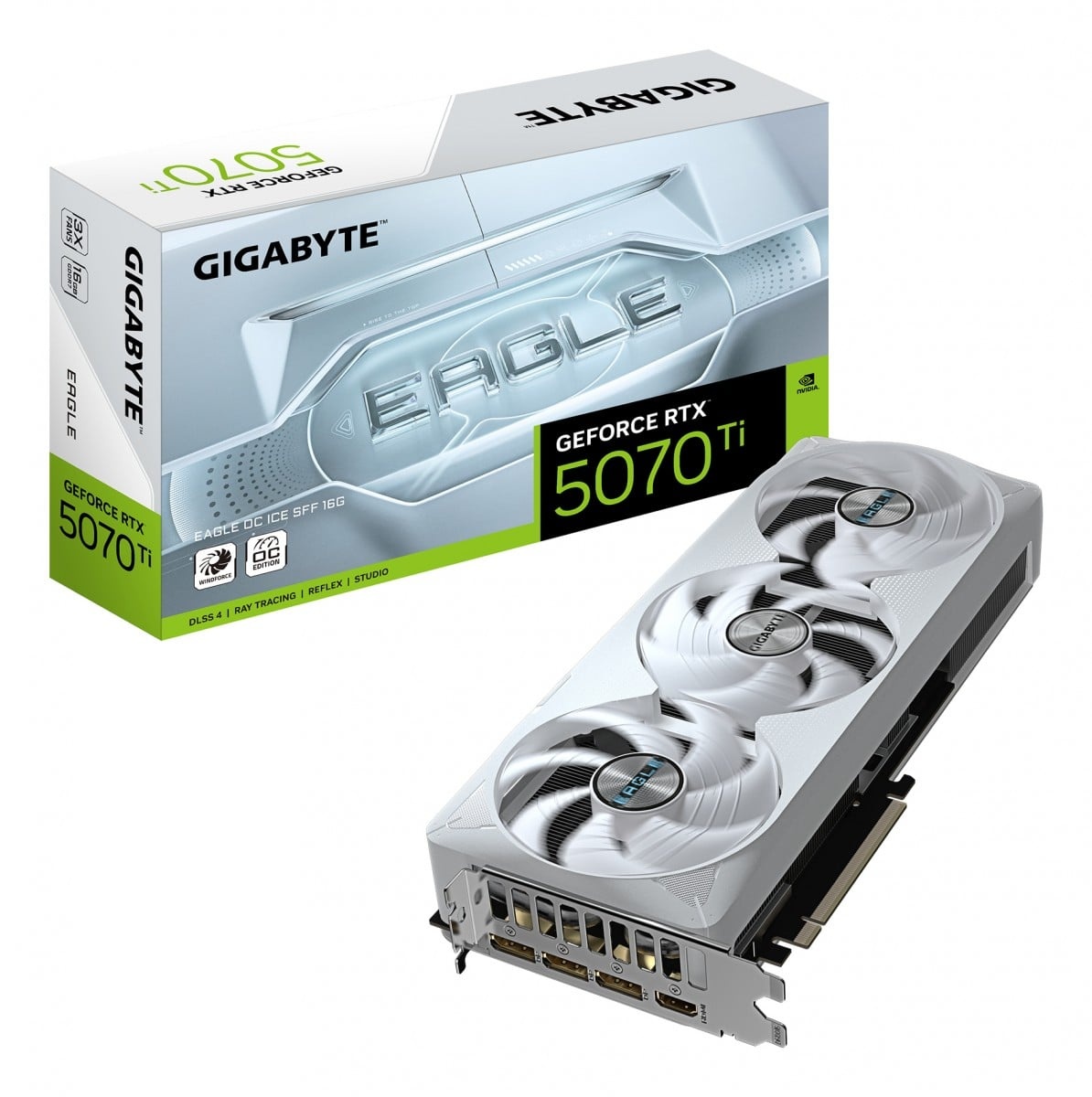 GIGABYTE GIGABYTE GeForce RTX 5070 Ti EAGLE OC ICE SFF 16G - COMPONENTI | TecnoCARE.net Sabaudia, Latina, Terracina, San Felice Circeo e Pontinia