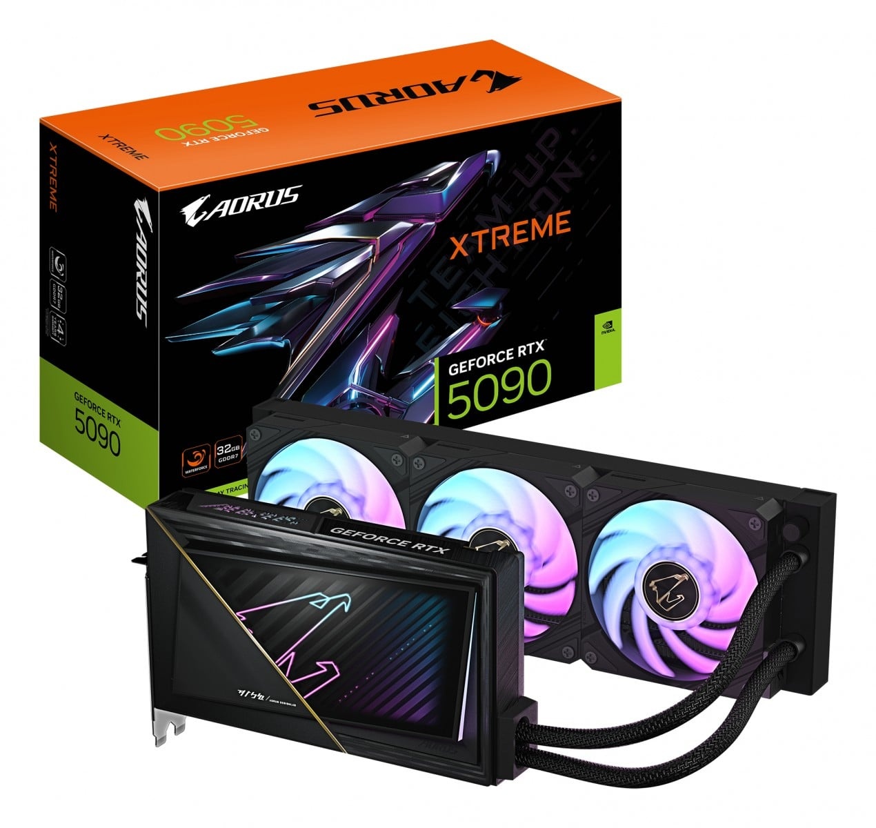 GIGABYTE GIGABYTE AORUS GeForce RTX 5090 XTREME WATERFORCE 32G - COMPONENTI | TecnoCARE.net Sabaudia, Latina, Terracina, San Felice Circeo e Pontinia
