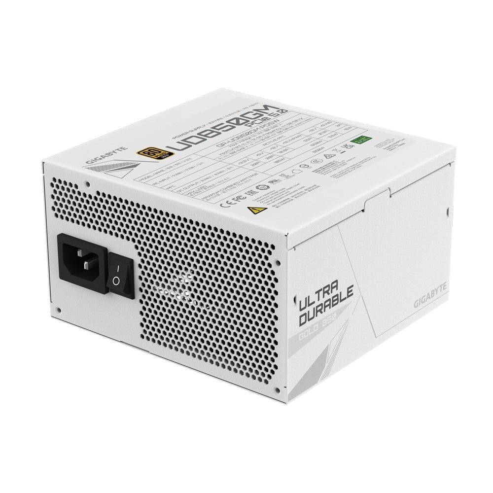 GIGABYTE GIGABYTE UD850GM PG5W alimentatore per computer 850 W 20+4 pin ATX ATX Bianco - BATTERIE E ALIMENTATORI | TecnoCARE.net Sabaudia, Latina, Terracina, San Felice Circeo e Pontinia