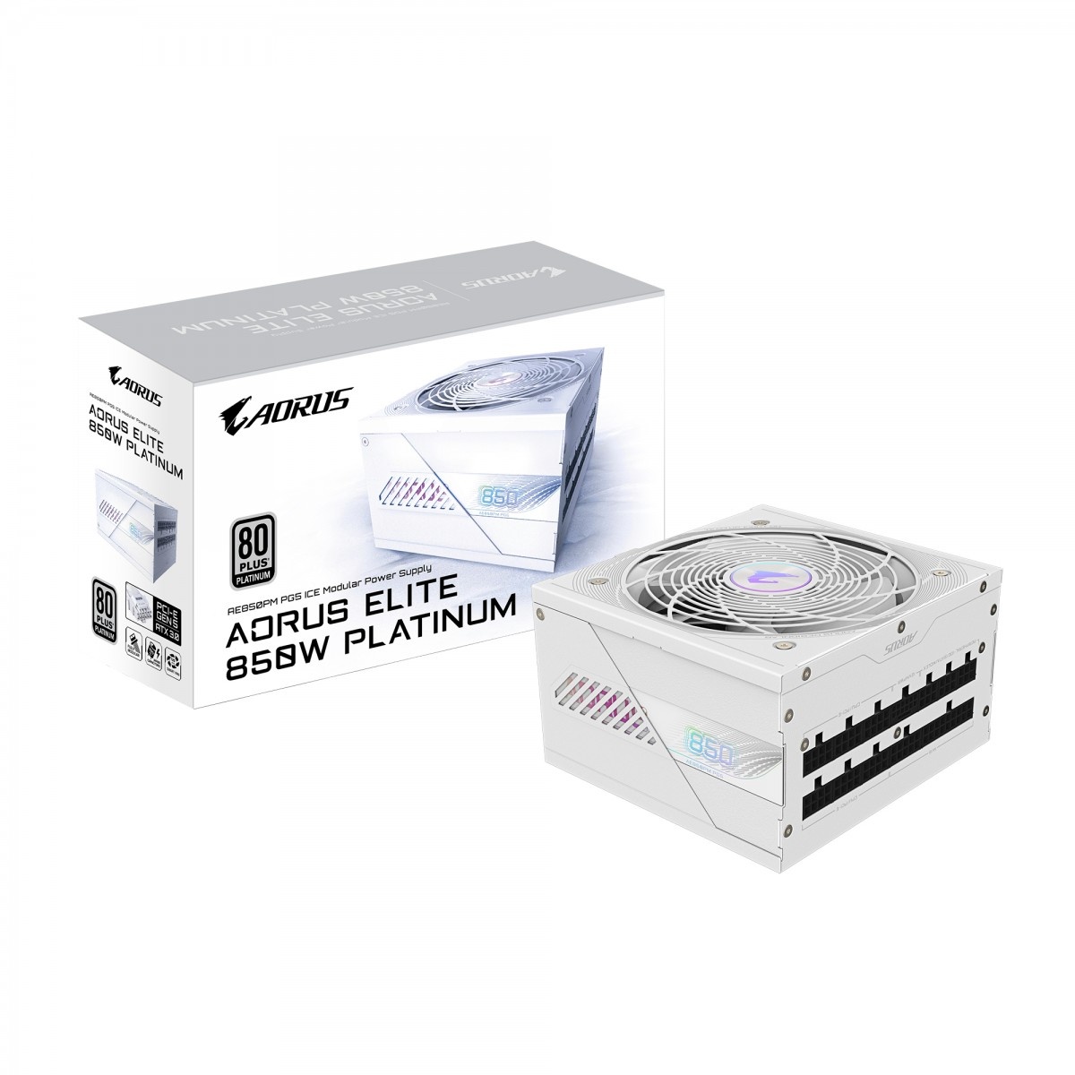 GIGABYTE GIGABYTE AORUS ELITE P850W ICE alimentatore per computer 850 W 20+4 pin ATX Bianco - BATTERIE E ALIMENTATORI | TecnoCARE.net Sabaudia, Latina, Terracina, San Felice Circeo e Pontinia
