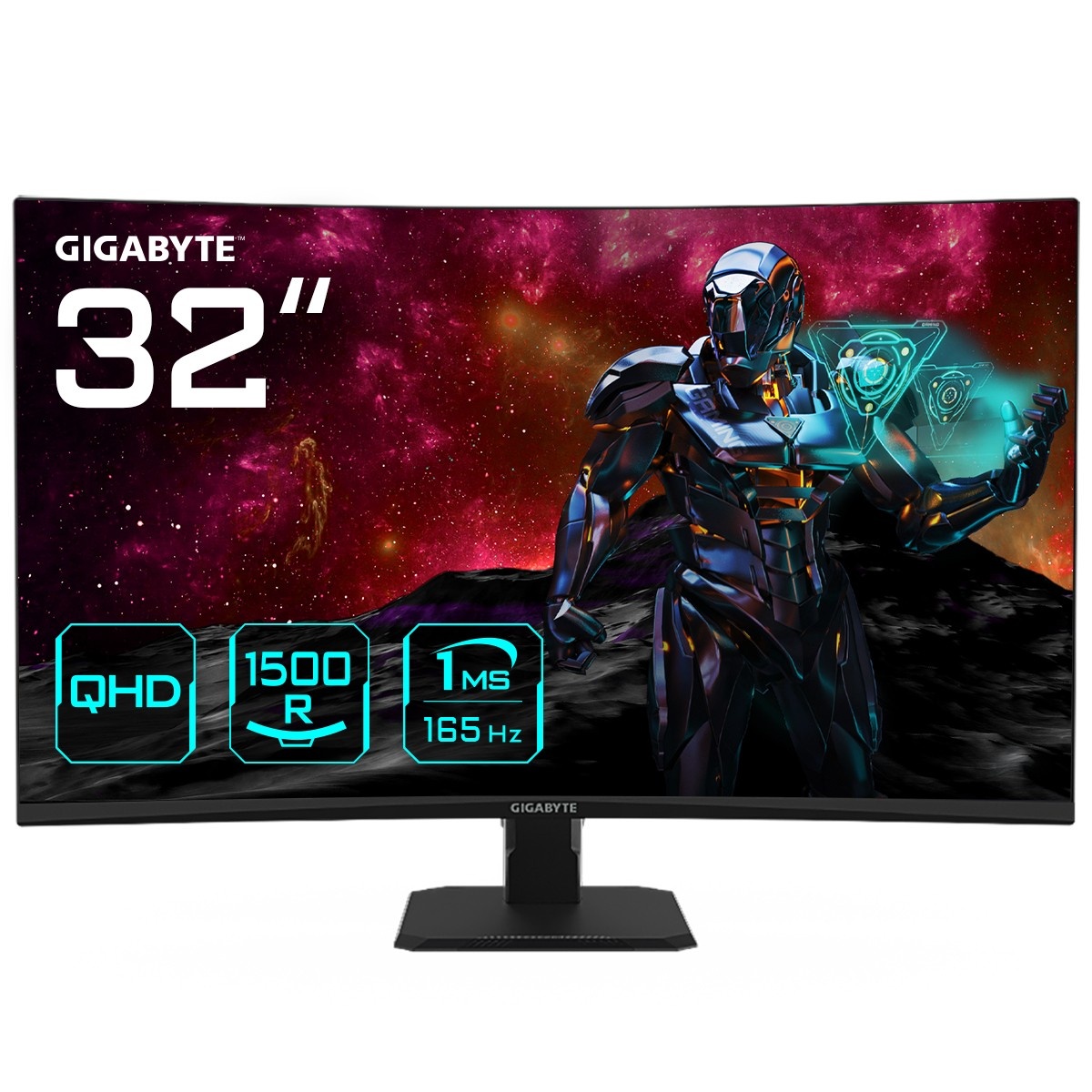 GIGABYTE GIGABYTE GS32QC Monitor PC 80 cm (31.5") 2560 x 1440 Pixel Quad HD LCD Nero - MONITOR E ACCESSORI | TecnoCARE.net Sabaudia, Latina, Terracina, San Felice Circeo e Pontinia
