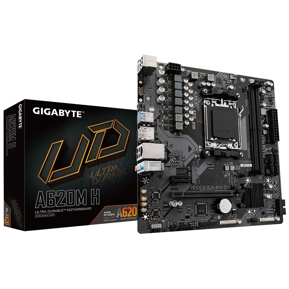 GIGABYTE GIGABYTE A620M H scheda madre AMD A620 Socket AM5 micro ATX - COMPONENTI | TecnoCARE.net Sabaudia, Latina, Terracina, San Felice Circeo e Pontinia
