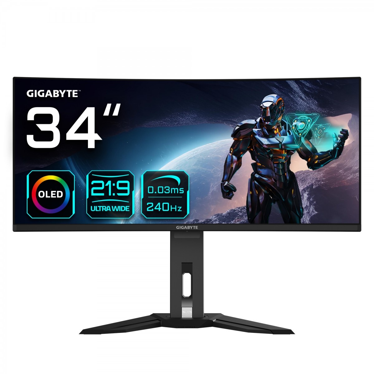GIGABYTE GIGABYTE MO34WQC2 Monitor PC 86,4 cm (34") 3440 x 1440 Pixel Wide Quad HD Nero - MONITOR E ACCESSORI | TecnoCARE.net Sabaudia, Latina, Terracina, San Felice Circeo e Pontinia