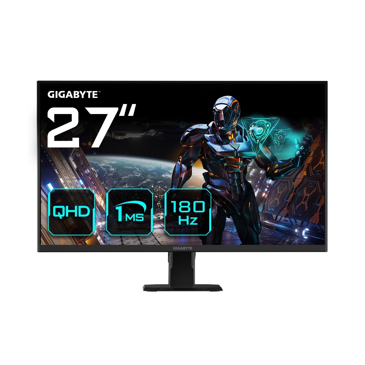 GIGABYTE GIGABYTE GS27QA Monitor PC 68,6 cm (27") 2560 x 1440 Pixel Quad HD LCD Nero - MONITOR E ACCESSORI | TecnoCARE.net Sabaudia, Latina, Terracina, San Felice Circeo e Pontinia