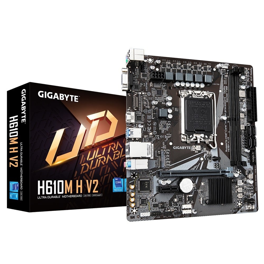 GIGABYTE GIGABYTE H610M H V2 scheda madre Intel H610 Express LGA 1700 micro ATX - COMPONENTI | TecnoCARE.net Sabaudia, Latina, Terracina, San Felice Circeo e Pontinia