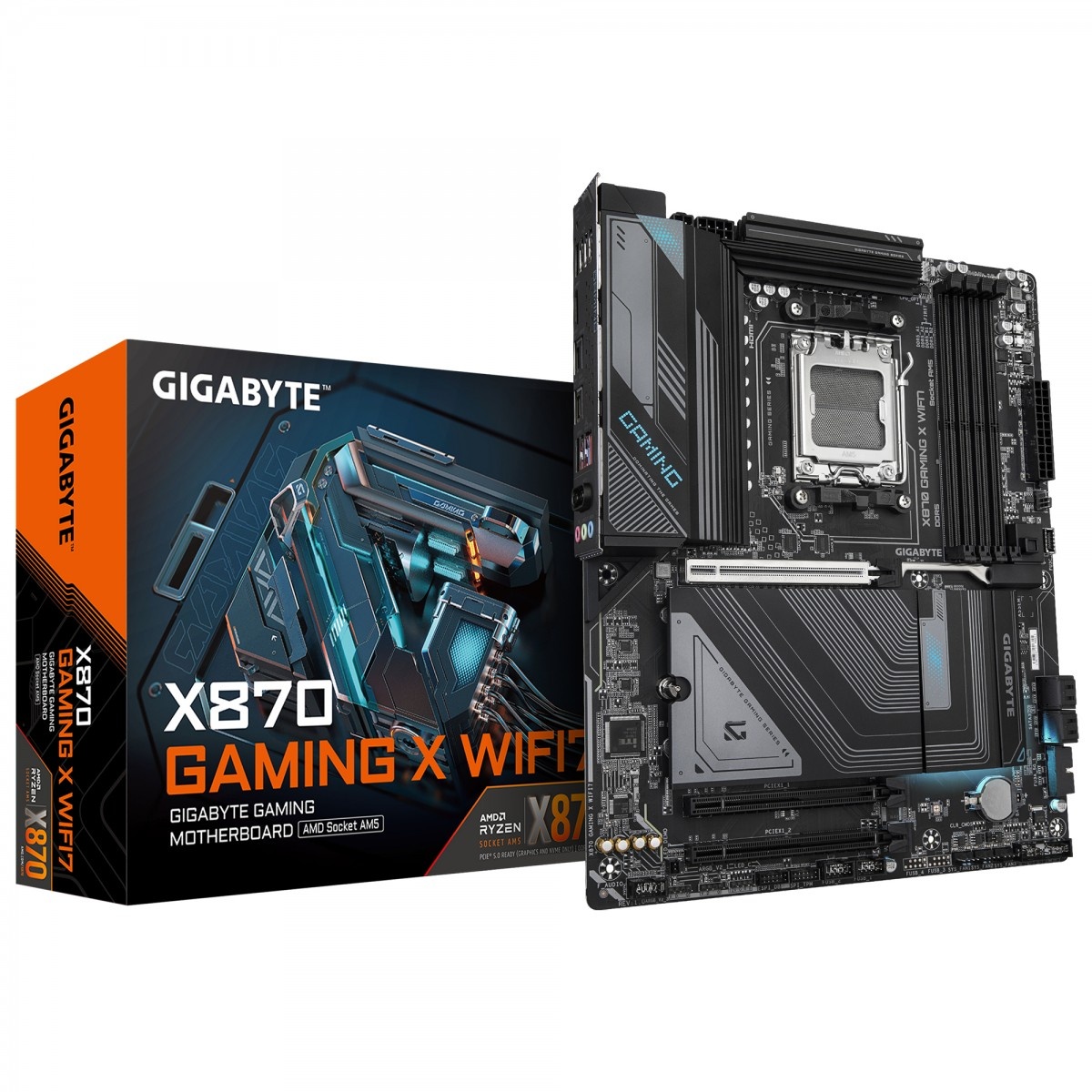 GIGABYTE GIGABYTE X870 GAMING X WIFI7 scheda madre AMD X870 Socket AM5 ATX - COMPONENTI | TecnoCARE.net Sabaudia, Latina, Terracina, San Felice Circeo e Pontinia