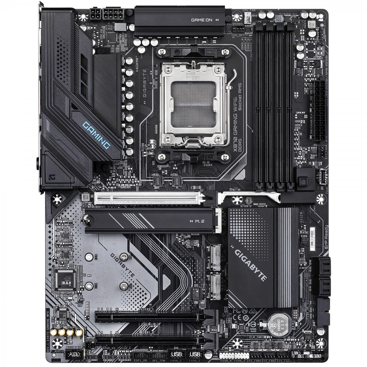 GIGABYTE GIGABYTE X870 GAMING WIFI6 AMD X870 Socket AM5 ATX - COMPONENTI | TecnoCARE.net Sabaudia, Latina, Terracina, San Felice Circeo e Pontinia