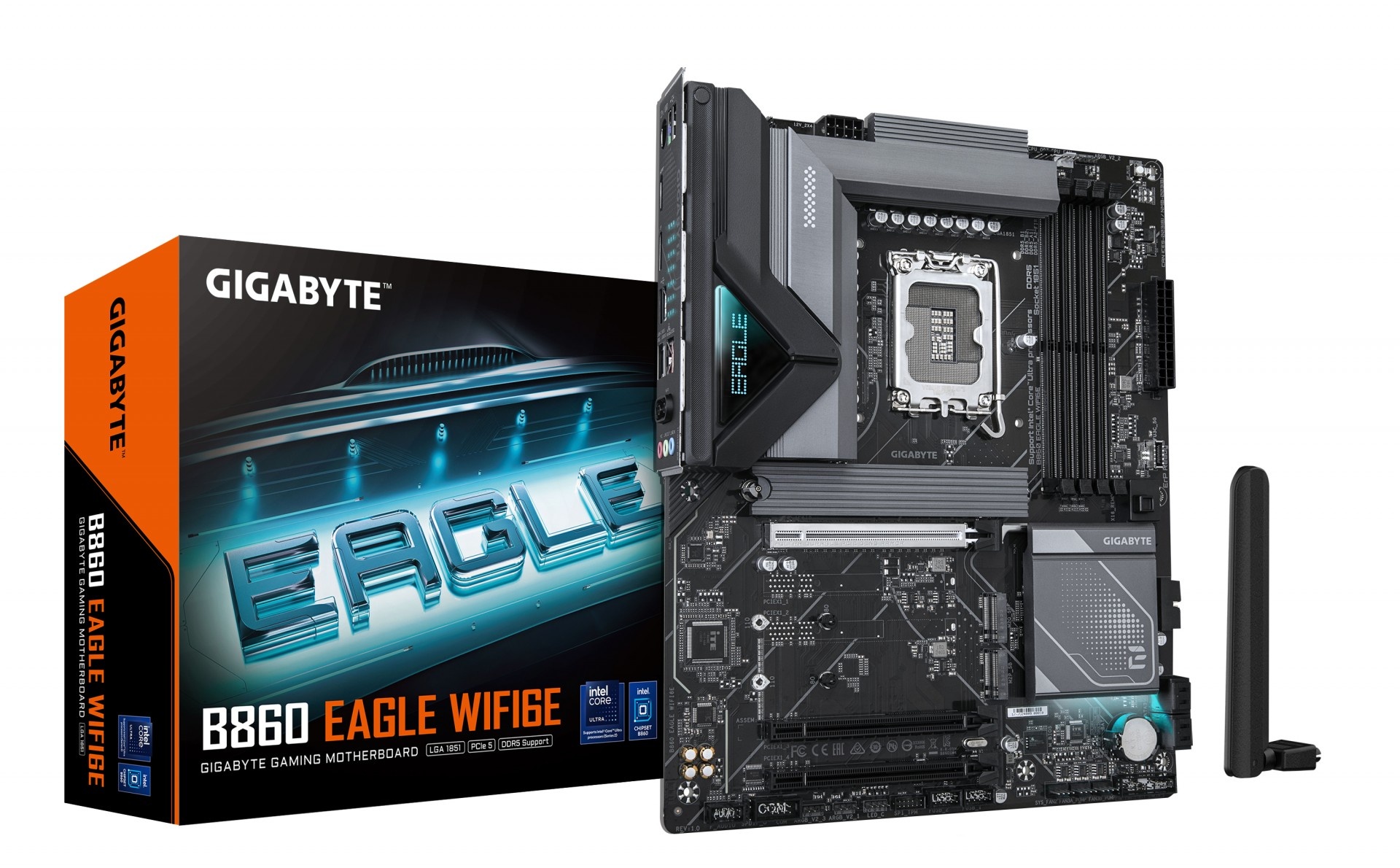 GIGABYTE GIGABYTE B860 EAGLE WIFI6E scheda madre Intel B860 LGA 1851 (Socket V1) ATX - COMPONENTI | TecnoCARE.net Sabaudia, Latina, Terracina, San Felice Circeo e Pontinia