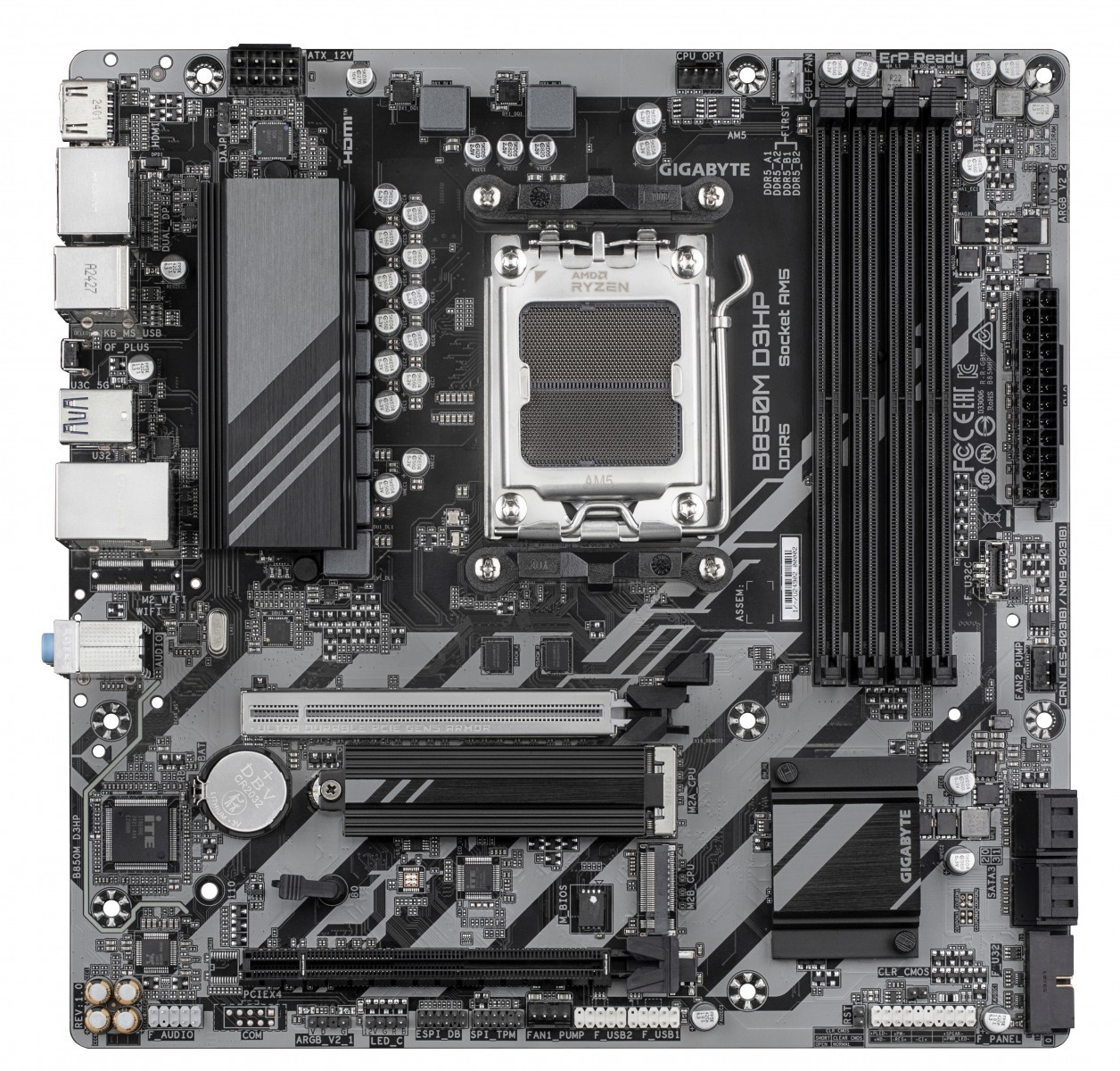 GIGABYTE GIGABYTE B850M D3HP scheda madre AMD B850 Socket AM5 micro ATX - COMPONENTI | TecnoCARE.net Sabaudia, Latina, Terracina, San Felice Circeo e Pontinia