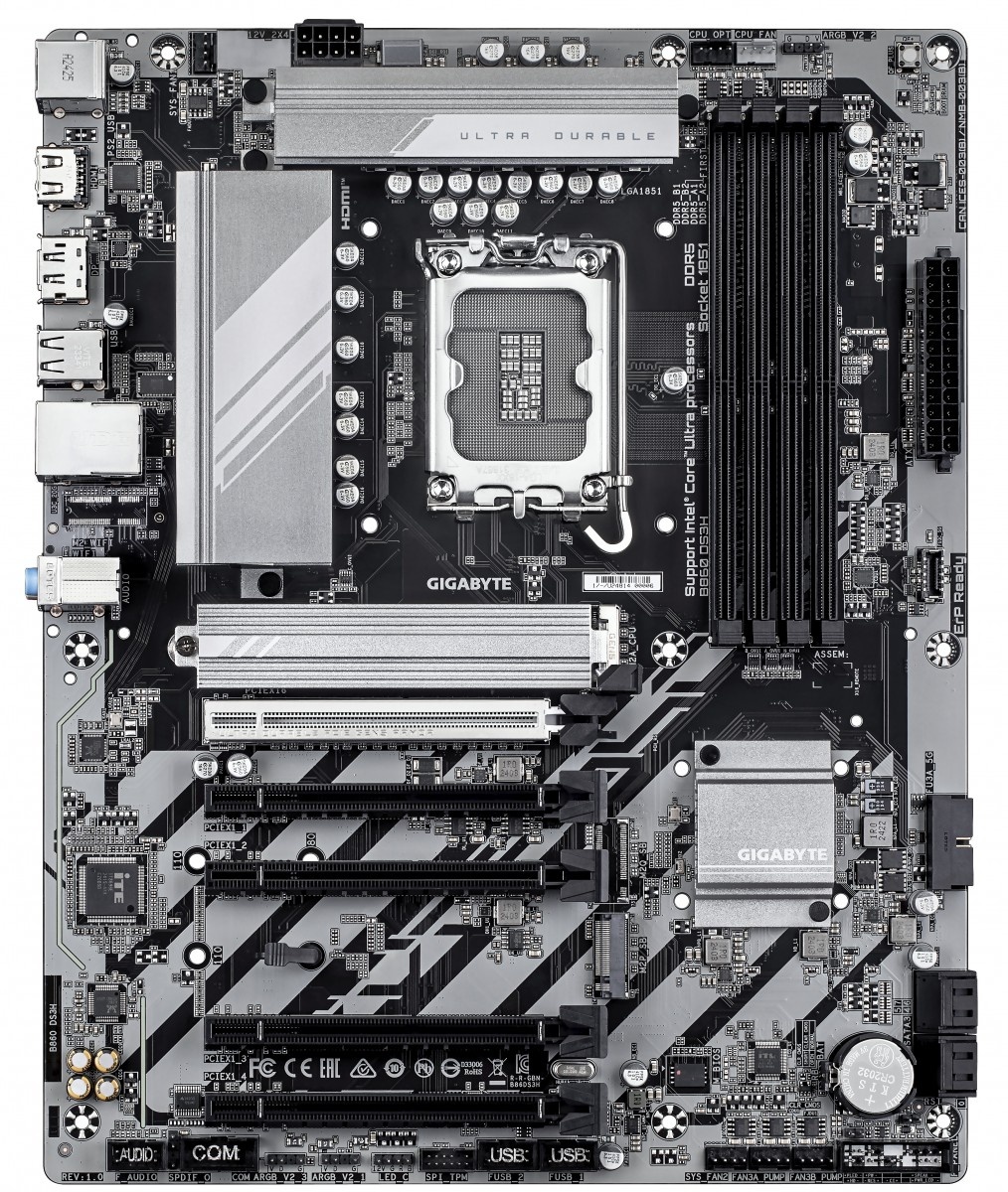 GIGABYTE GIGABYTE B860 DS3H scheda madre Intel B860 LGA 1851 (Socket V1) ATX - COMPONENTI | TecnoCARE.net Sabaudia, Latina, Terracina, San Felice Circeo e Pontinia