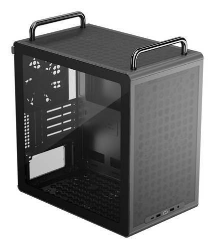 COOLER MASTER COOLER MASTER CASE  QUBE 340 BLACK  MB MATX/mITX 1 VENTOLE 140MM PREINSTAL DESIGN MODULARE USB-C 3.2 - CASE | TecnoCARE.net Sabaudia, Latina, Terracina, San Felice Circeo e Pontinia