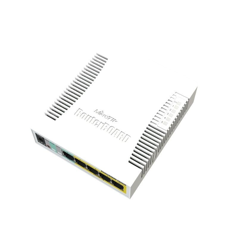 MIKROTIK Mikrotik CSS106-1G-4P-1S switch di rete Gigabit Ethernet (10/100/1000) Supporto Power over Ethernet (PoE) Bianco - RETI | TecnoCARE.net Sabaudia, Latina, Terracina, San Felice Circeo e Pontinia