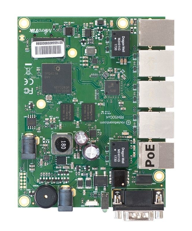 MIKROTIK Mikrotik RB450Gx4 router cablato Gigabit Ethernet Verde - RETI | TecnoCARE.net Sabaudia, Latina, Terracina, San Felice Circeo e Pontinia