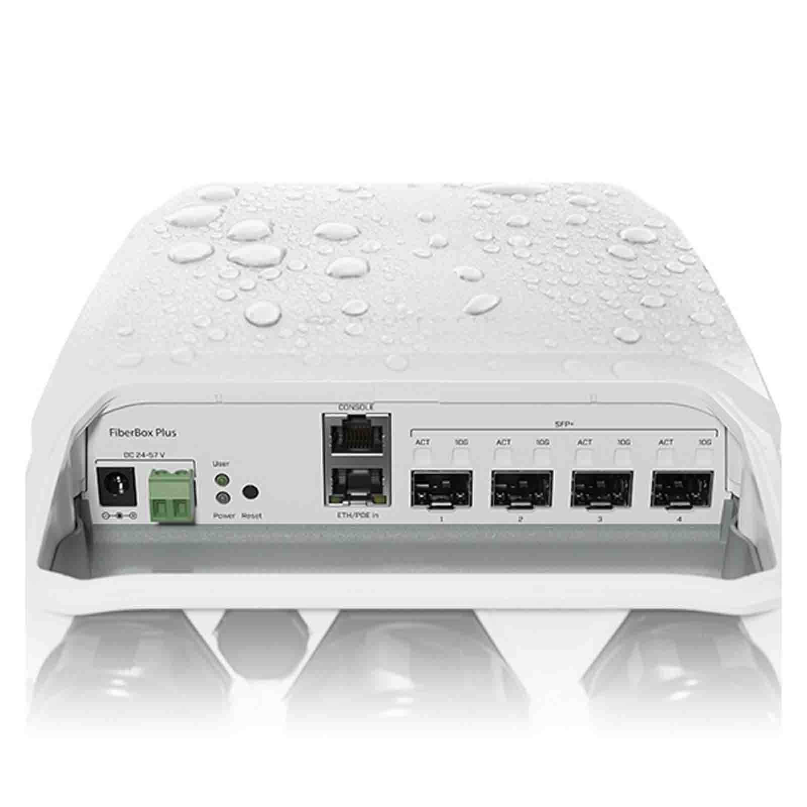 MIKROTIK MikroTik FiberBox Plus, 4x SFP+, 1x Gigabit Ethernet, IP66, RouterOS L5 - RETI | TecnoCARE.net Sabaudia, Latina, Terracina, San Felice Circeo e Pontinia