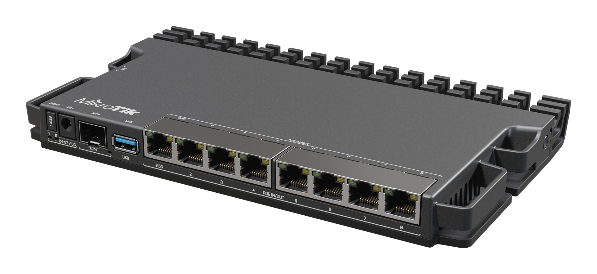 MIKROTIK Mikrotik RouterBORD 5009UPr+S+IN with Marvell Armada ARMv8 CPU (4-cores, 1.4GHz per core), 1GB of DDR4 RAM, 1GB NAND storage, 1x 2.5Gbit LAN (802.3af/at PoE-out - RETI | TecnoCARE.net Sabaudia, Latina, Terracina, San Felice Circeo e Pontinia