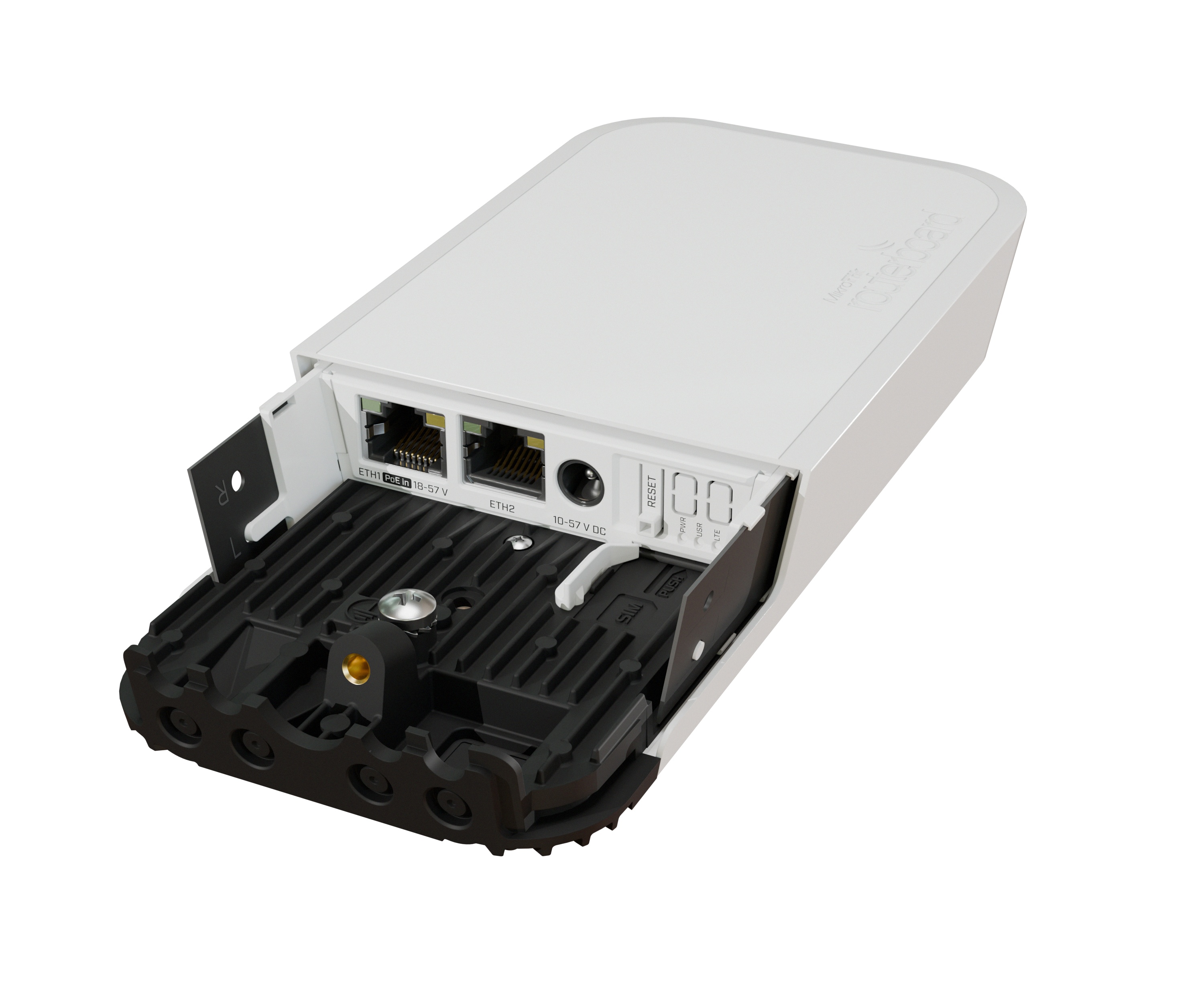 MIKROTIK Mikrotik wAP ac LTE kit (2024) 300 Mbit/s Nero, Bianco Supporto Power over Ethernet (PoE) - RETI | TecnoCARE.net Sabaudia, Latina, Terracina, San Felice Circeo e Pontinia