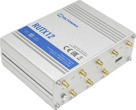 TELTONIKA Teltonika RUTX12 router wireless Gigabit Ethernet Dual-band (2.4 GHz/5 GHz) 4G Argento - RETI | TecnoCARE.net Sabaudia, Latina, Terracina, San Felice Circeo e Pontinia