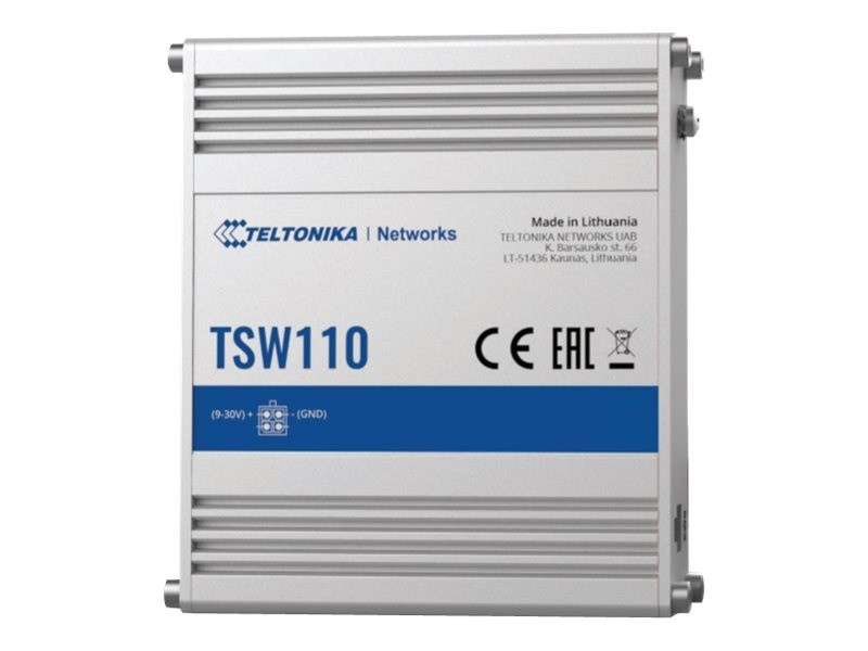 TELTONIKA Teltonika TSW110 Unmanaged Layer 2 Switch - RETI | TecnoCARE.net Sabaudia, Latina, Terracina, San Felice Circeo e Pontinia