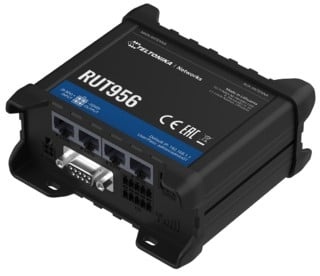 TELTONIKA Router di rete cellulare Teltonika RUT956 Nero Alluminio Plastica 4G Wi-Fi 80211n - RETI | TecnoCARE.net Sabaudia, Latina, Terracina, San Felice Circeo e Pontinia