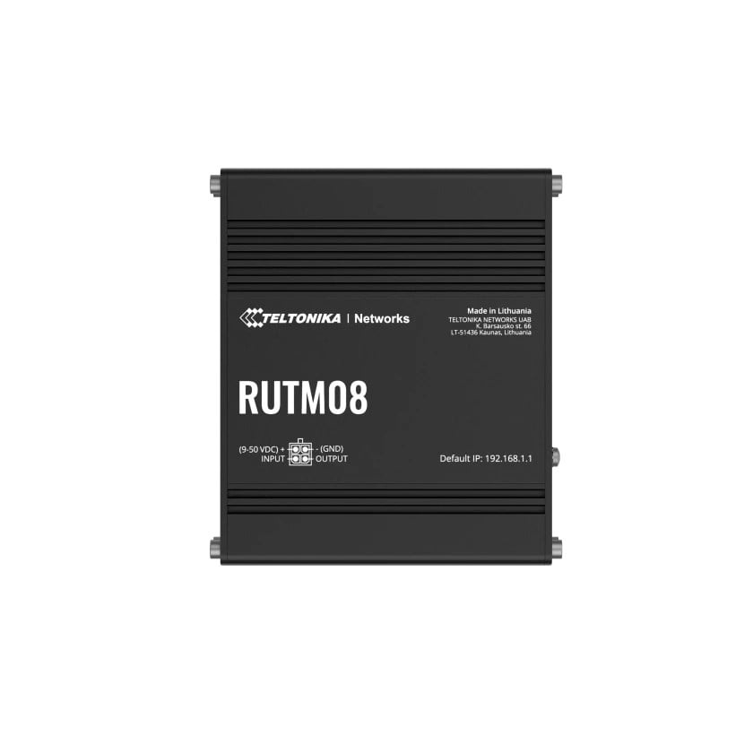 TELTONIKA Teltonika RUTM08 router cablato Gigabit Ethernet Nero - RETI | TecnoCARE.net Sabaudia, Latina, Terracina, San Felice Circeo e Pontinia