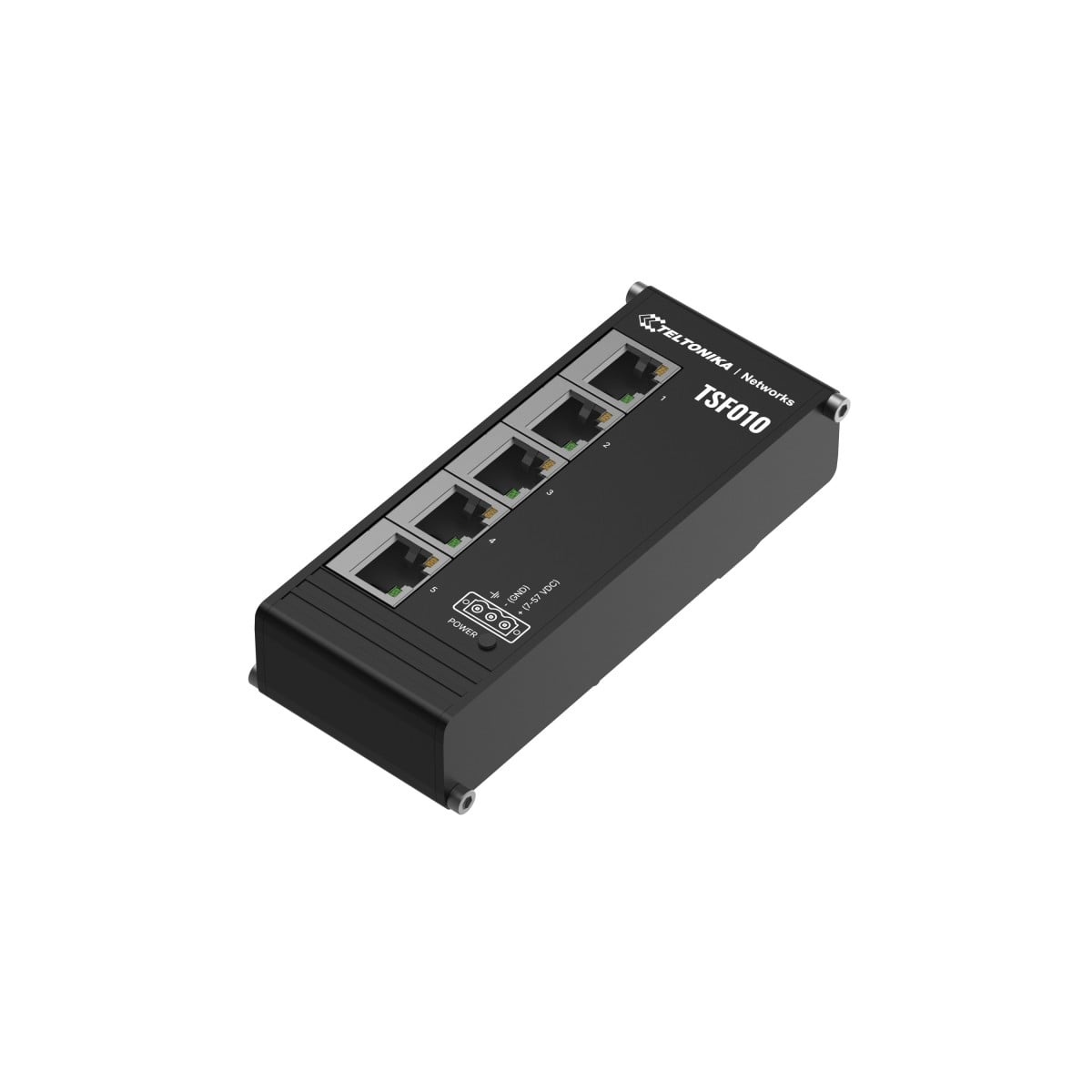 TELTONIKA Teltonika NETWORKS TSF010 Flat Ethernet Switch Non gestito Fast Ethernet (10/100) Guida DIN Nero - RETI | TecnoCARE.net Sabaudia, Latina, Terracina, San Felice Circeo e Pontinia