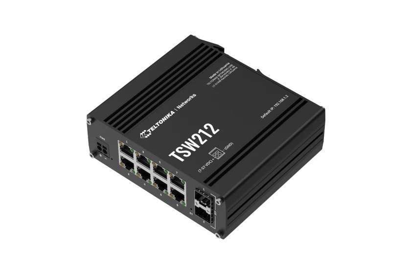 TELTONIKA Teltonika TSW212 switch di rete Gestito L2 Gigabit Ethernet (10/100/1000) Nero - RETI | TecnoCARE.net Sabaudia, Latina, Terracina, San Felice Circeo e Pontinia