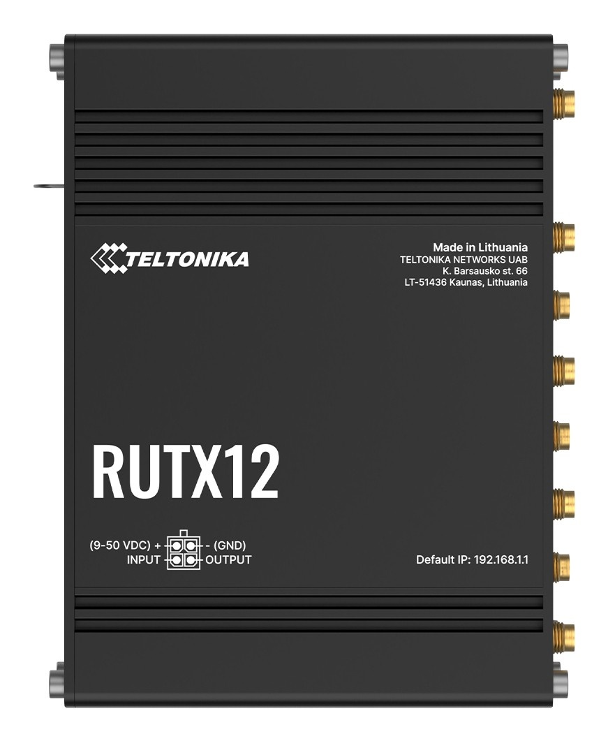TELTONIKA Router industriale Teltonika RUTX12 4G LTE Cat 6 Dual-Band Wifi - RETI | TecnoCARE.net Sabaudia, Latina, Terracina, San Felice Circeo e Pontinia