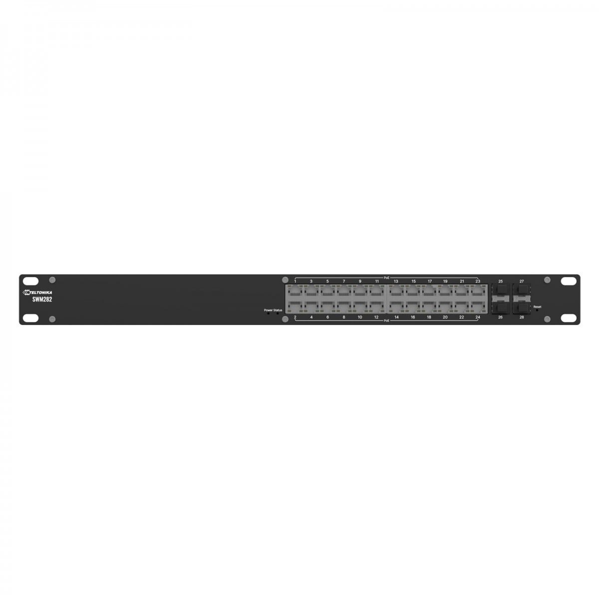 TELTONIKA Teltonika SWM282 Switch gestito L2+ 24 porte ETH PoE, 4 porte SFP - Switch - 1 Gbps - RETI | TecnoCARE.net Sabaudia, Latina, Terracina, San Felice Circeo e Pontinia